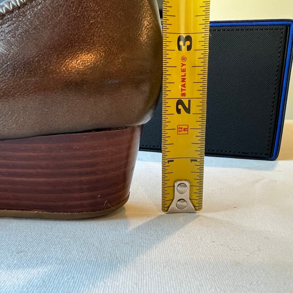 Cole Haan Nike Air Tali Closed Toe Wedge Shoes Copper | Women's size 8 - Picture 13 of 13